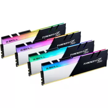 DIMM 32 GB DDR4-3600 (4x 8 GB) Quad-Kit, Arbeitsspeicher F4-3600C16Q-32GTZNC, Trident Z Neo, INTEL XMP