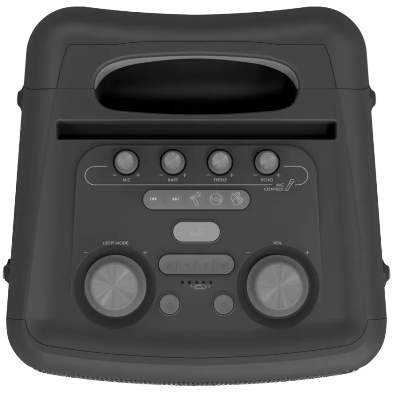 Parteikõlar KLIPSCH Vegas — juhtmega ja juhtmeta, kõlar 13,3 cm, 49–20000 Hz, 95 dB, akutoitega, must