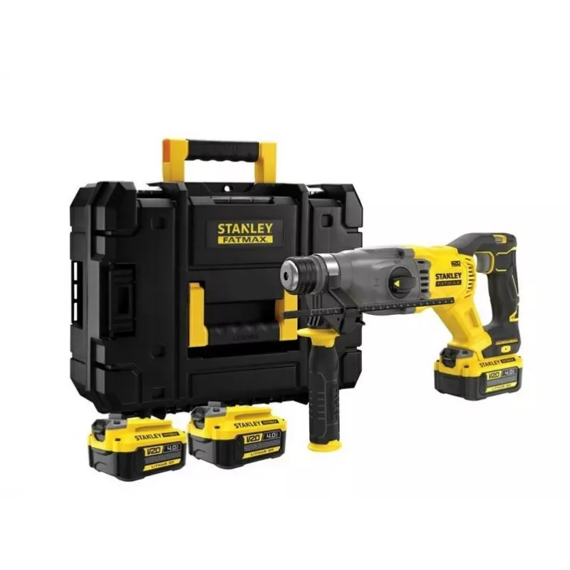 STANLEY löökpuurmasin SDS+ 18V V20 2x4Ah KUFER