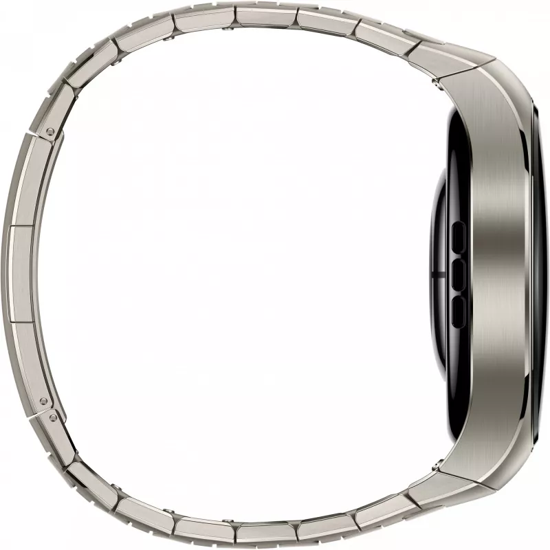 Nutikell HUAWEI WATCH 5, 1.5 tolli AMOLED, 466×466, 46 mm titaankorpus, Wi‑Fi, GPS, hõbedane