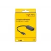 Adapter USB USB-C isane 2,5 Gigabit LAN kompaktne DeLOCK 66645