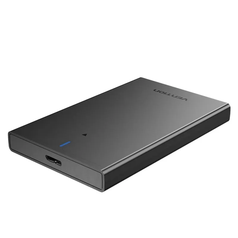 Vention 2,5-tolline SATA-kõvaketta korpus (USB 3.0 Micro-B) Must