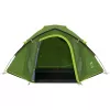 Coleman Dome Tent Darwin 4 Plus Mustout — 4-kohaline tunnelitelk eeskojaga, tumeroheline/heleroheline