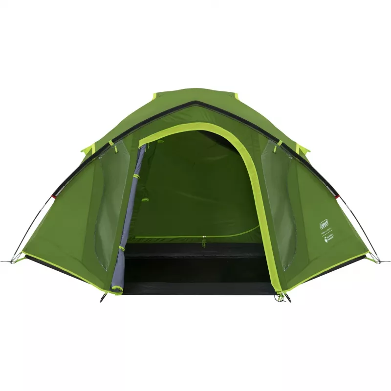 Coleman Dome Tent Darwin 4 Plus Mustout — 4-kohaline tunnelitelk eeskojaga, tumeroheline/heleroheline