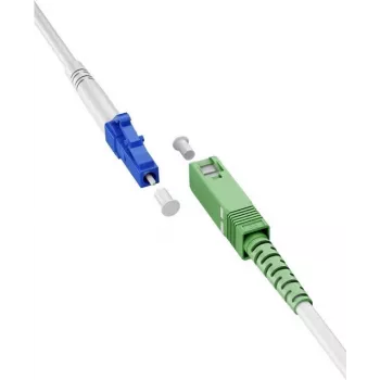 Goobay 59609 fiiberoptiline kaabel 2 m SC/APC LC/UPC FTTH OS2 valge (59609)