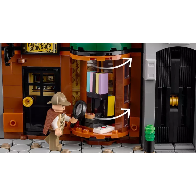 LEGO ICONS 10351 Sherlock Holmes: raamatunurk