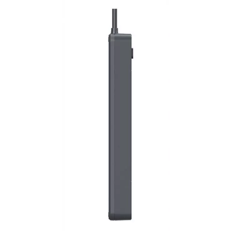 Power Line+ mobiilivalmis liigpingekaitsega pikendusjuhe 1,5 m (4 pistikupesa + 3x USB A, 5V 2,4A)
