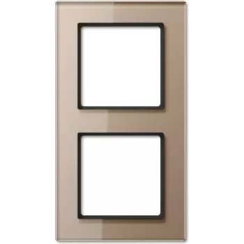 Klaasist lülitikate JUNG AC 582 GL CH Champagne — klaas, 84×155 mm
