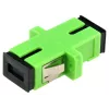 Fiiberoptiline adapter Alantec FOA-SCA-SMS — SM SC/APC kuni SC/UPC simplekssidur, 2,5 mm, roheline