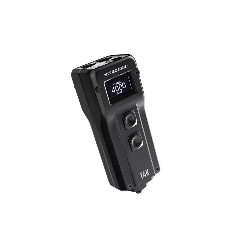 Võtmehoidja taskulamp Nitecore T4K — 4 LED-i, 1000 lm, USB-laetav, IP54, põrutuskindel, 82,3 mm, 77 g