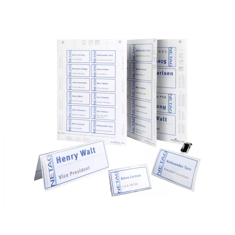 Label Durable 1455-02 Valge