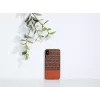 man and wood telefonikohver iPhone XS Maxile — pruun ruudumuster musta servaga