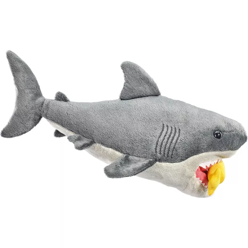 Pehme mänguasi Schmidt Spiele The Valge Shark plüüsfiguur, mudel 42841, topisloom