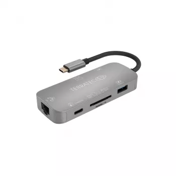 USB-jaotur Terratec Connect C8 USB 2.0 USB-C Hall
