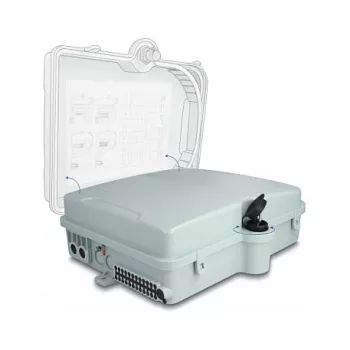 DeLOCK fiiberoptiline jaotuskarp 24 pordiga IP65 veekindel hall