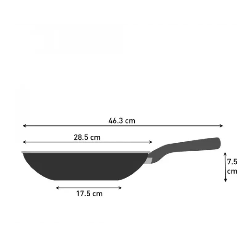 Wokpann Tefal So Light 28 cm — induktsioon, mittenakkuv, kerge