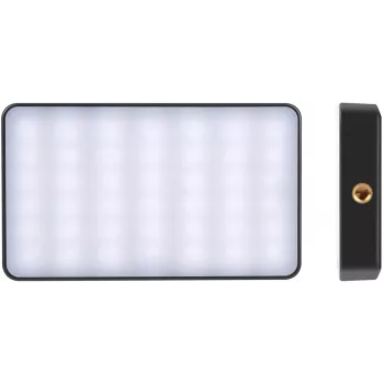 PULUZ Taskulambiga tasku-LED-fotolamp (must)