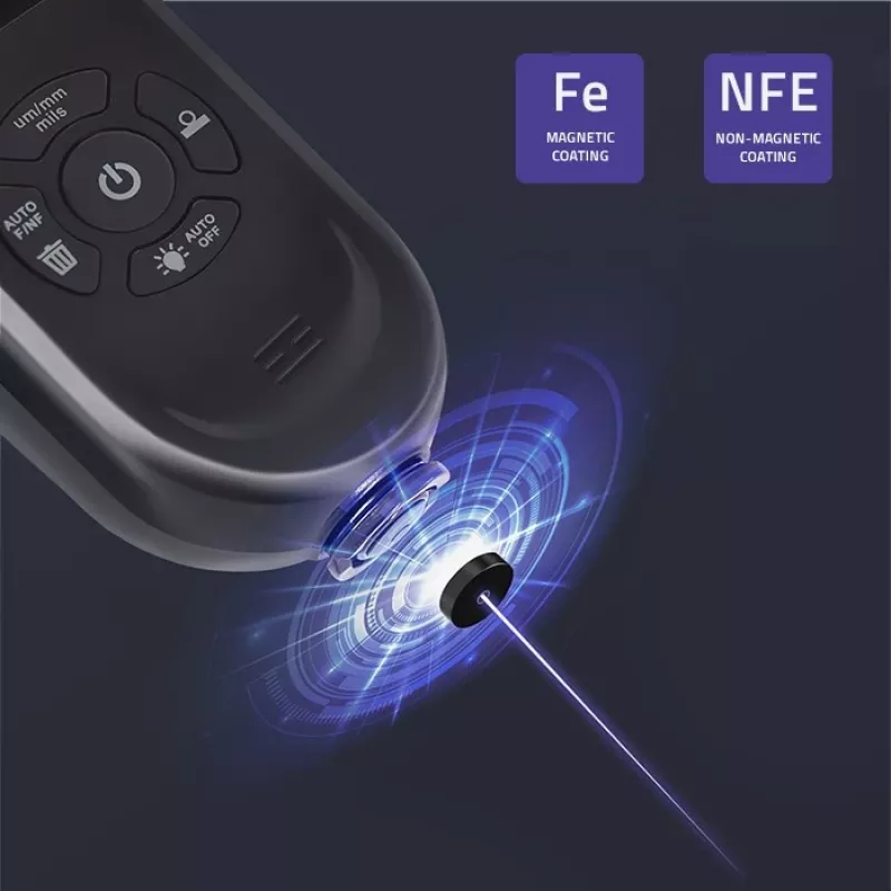Kattekihi paksuse mõõtur QOLTEC 50646 LCD 0–2000 µm