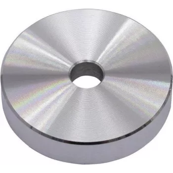 Omnitronic Puck Single Connector — alumiiniumhõbedane, ühe kanaliga helipistik