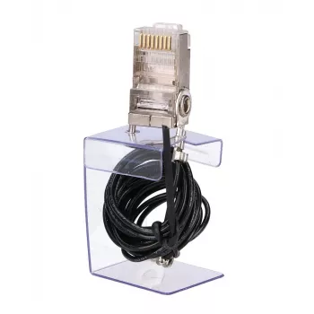 Võrgukaabel UBIQUITI TOUGHCable RJ-45 Cat5e 1 m, must, RJ-45 pistik