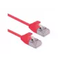 ROLINE DataCenter - patch-kaabel - RJ-45 (M) - RJ-45 (M) - 3 m - U/FTP - CAT 6a - halogeenivaba, vormitud, haardumatu, keerutatud, 10 Gigabit Ethernet - punane, Pantone 199C (21.15.3316)