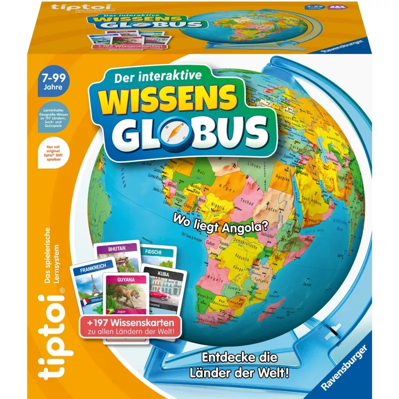 Õppemänguasi Ravensburger tiptoi Interaktiivne Teadmiste Gloobus