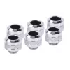 Liitmike komplekt Alphacool 17474 — messingist kroomitud liitmikud, Ø 22 mm, kõrgus 20 mm