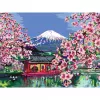 Ravensburger maalikomplekt CreArt Japanese Cherry Blossom 23914 – kunstikomplekt maalimiseks