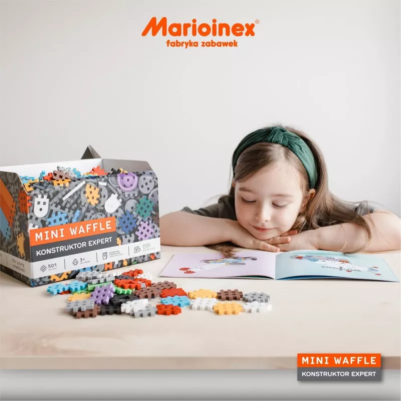 Marioinex Mini Waffle klotsikomplekt Constructor Expert, 501 detaili