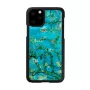 Nutitelefoni ümbris iKins iPhone 11 Pro jaoks — mandliõie must, kaitsev kate