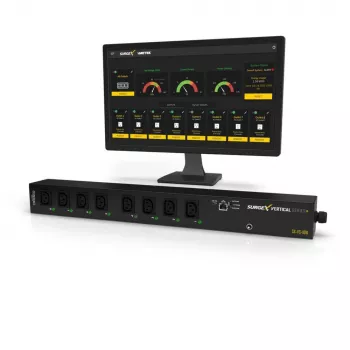 SurgeX Vertical Series liigpingekaitse SX-VS-108I — SurgeX kaubamärgi vertikaalne toitekaitse