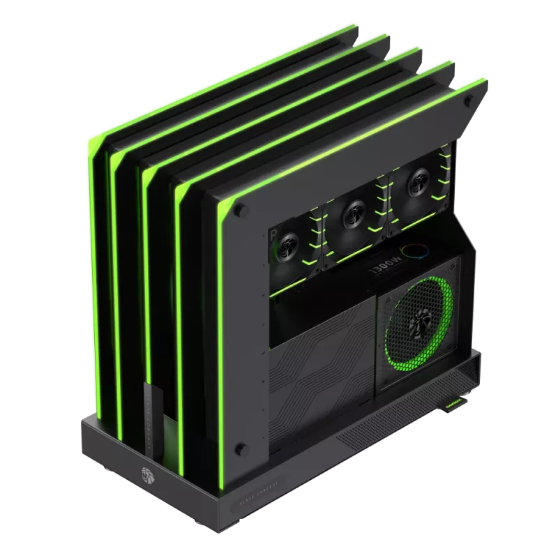 Gamemax korpus | BLADE CONCEPT | Must | ATX | Toiteplokk pole kaasas