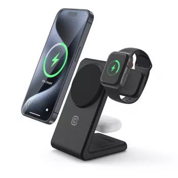 Siselaadija Crong CRG-MSPS-BLK nutikellale must Lightning USB juhtmevaba