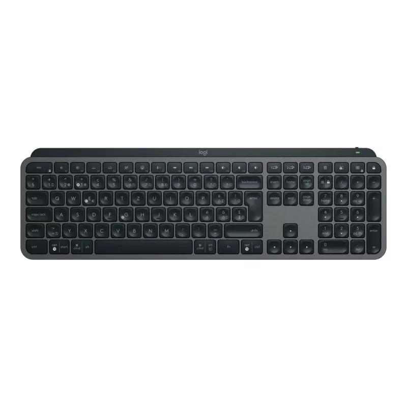 Logitech MX Keys S klaviatuur raadiosidega + Bluetooth QWERTZ Šveitsi grafiit (920-011571)