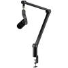 LOGITECH Yeticaster GX Dynamic RGB Gaming Mic with LIGHTSYNC and Premium Desktop Microphone Boom Arm - Must