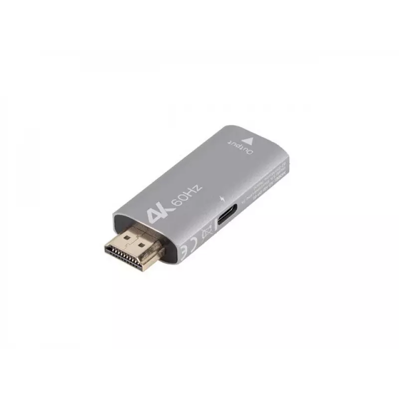 Videokaabli adapter Lanberg AD-HD-DP-01 HDMI Type A DisplayPort hõbedane