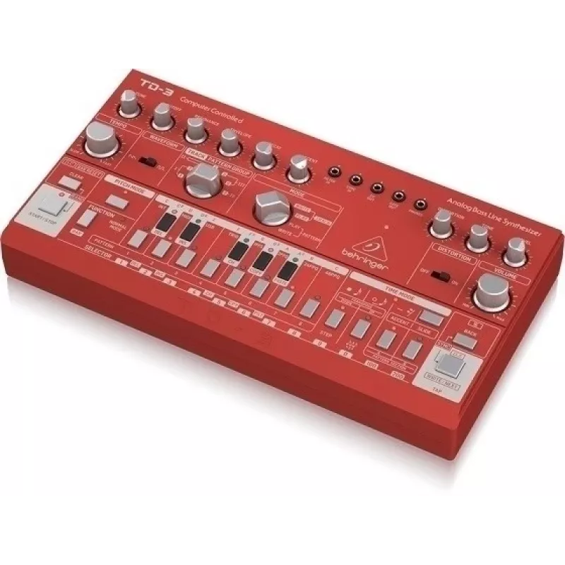 Analoogsüntesaator Behringer TD-3-RD Punane 9V DC