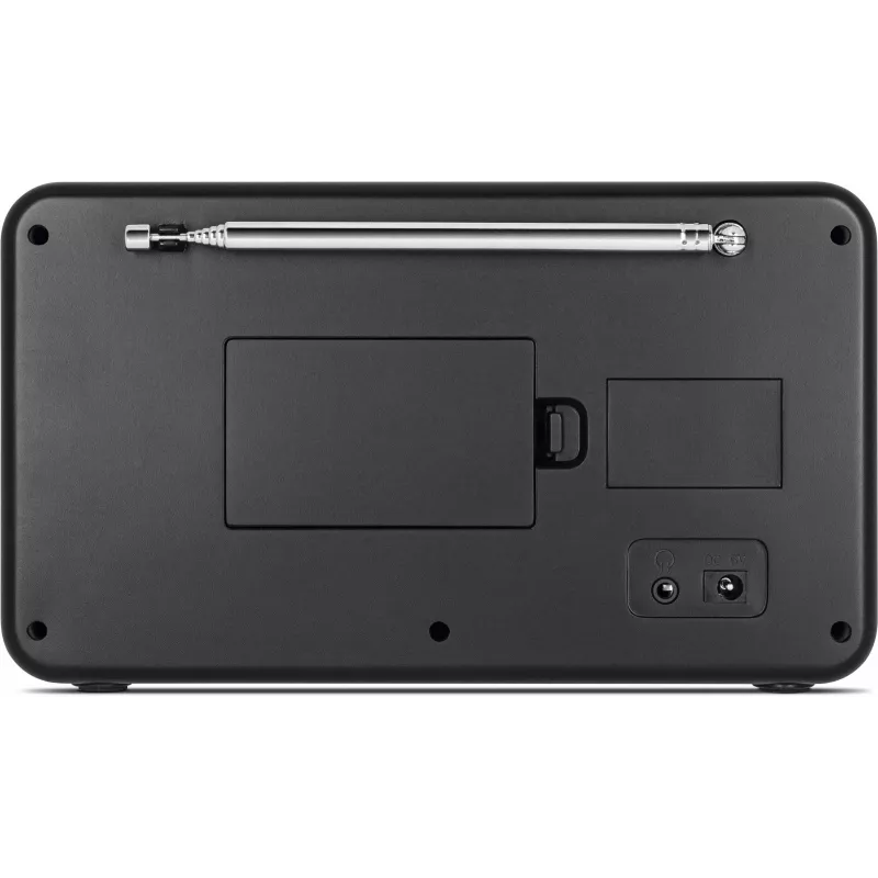 Internetiraadio TECHNISAT VIOLA 2 C IR — Analoog- ja digituuner, DAB+/FM, Wi‑Fi, 3 W, 2,4-tolline TFT, 3,5 mm, must/valge