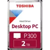 HDD Toshiba P300 2TB 3.5-tolline Serial ATA 5400RPM