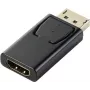 Renkforce RF-5506962 DisplayPort / HDMI adapter [1x DisplayPort pistik - 1x HDMI pesa] Must Kullatud kontaktid (RF-5506962)