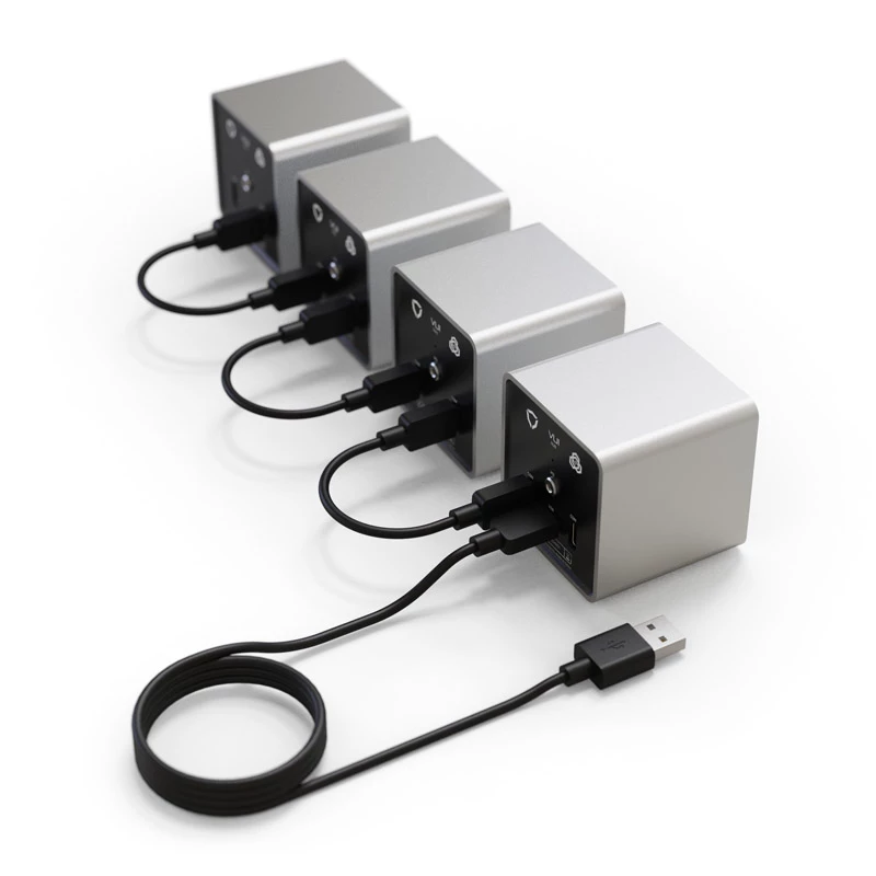 Dial Controller Streacom VU1-Dial Silver USB USB-C — pöördkontroller süsteemiventiilaatorite, RGB ja heli juhtimiseks