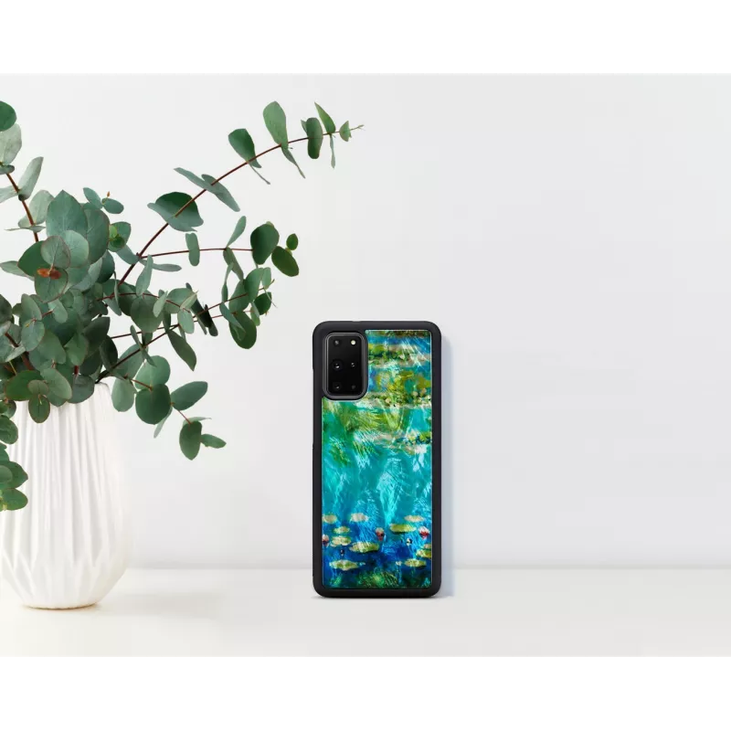 iKinsi telefonikott Samsung Galaxy S20+ jaoks — must vesirooside disain