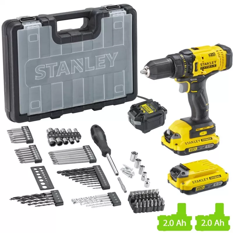 STANLEY SFMCD700D2A-QW 20V puur/kruvikeeraja