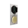 NeXtime klok 3028 OP kell, 16x30,2 cm, Seinale, Klaas, Hõbedane