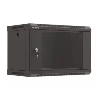 Seinale kinnitatav rack LANBERG WF03-5306-10B 6U, 60 kg, võtmelukk, must