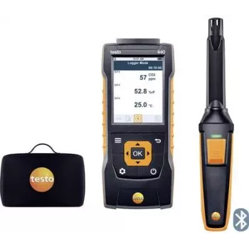 testo süsinikdioksiidi mõõtevahend 440 komplekt CO2 0 - 10000 ppm 0563 4405 (0563 4405)
