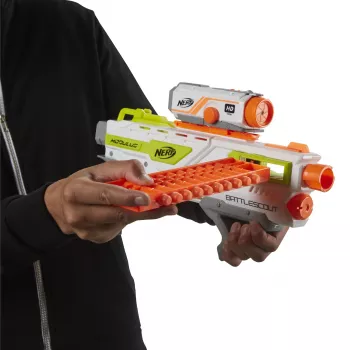 Mängupüss HASBRO Nerf BattleScout ICS-10 FFP B1756F030 – vahtviskepüss, ühelasuline, taktikaline siin