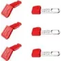 KNIPEX KN 00 63 06 TCR - 3 tk iga ColorClip punane + kinnitatud tööriistaklamber (00 63 06 TCR)