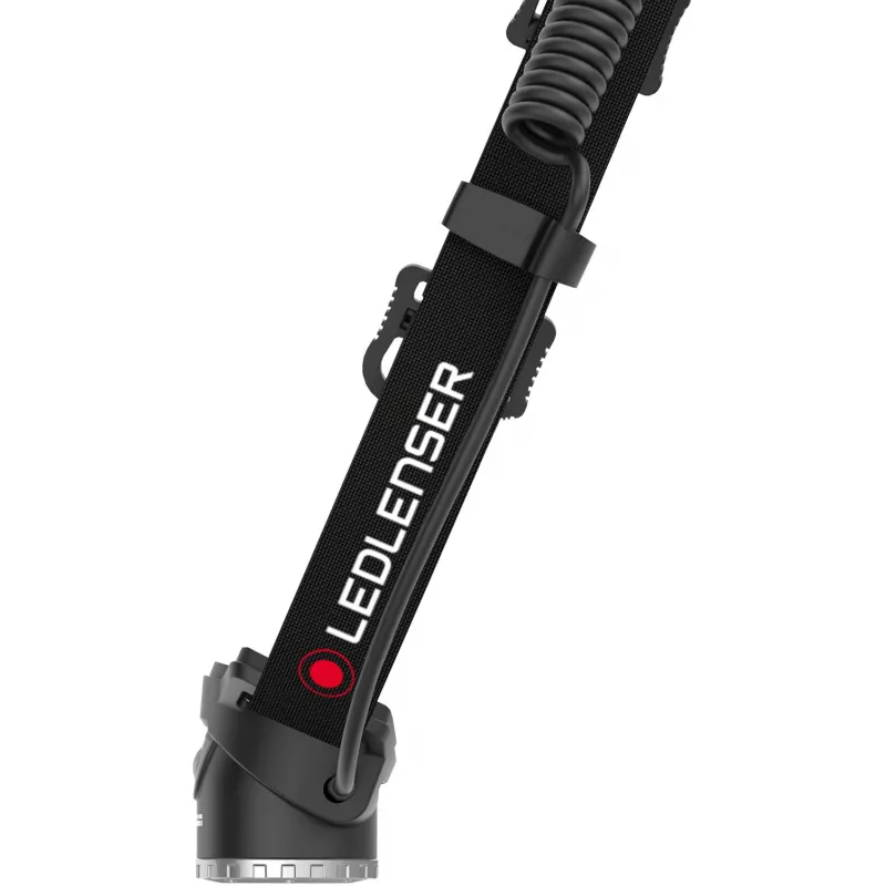 Ledlenser H8R Must, Punane Peapaelaga Taskulamp LED