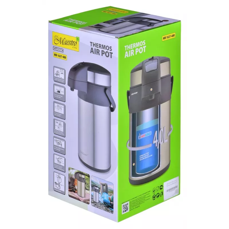 Maestro MR-1637-400-GOLD turistitermos, 4 L